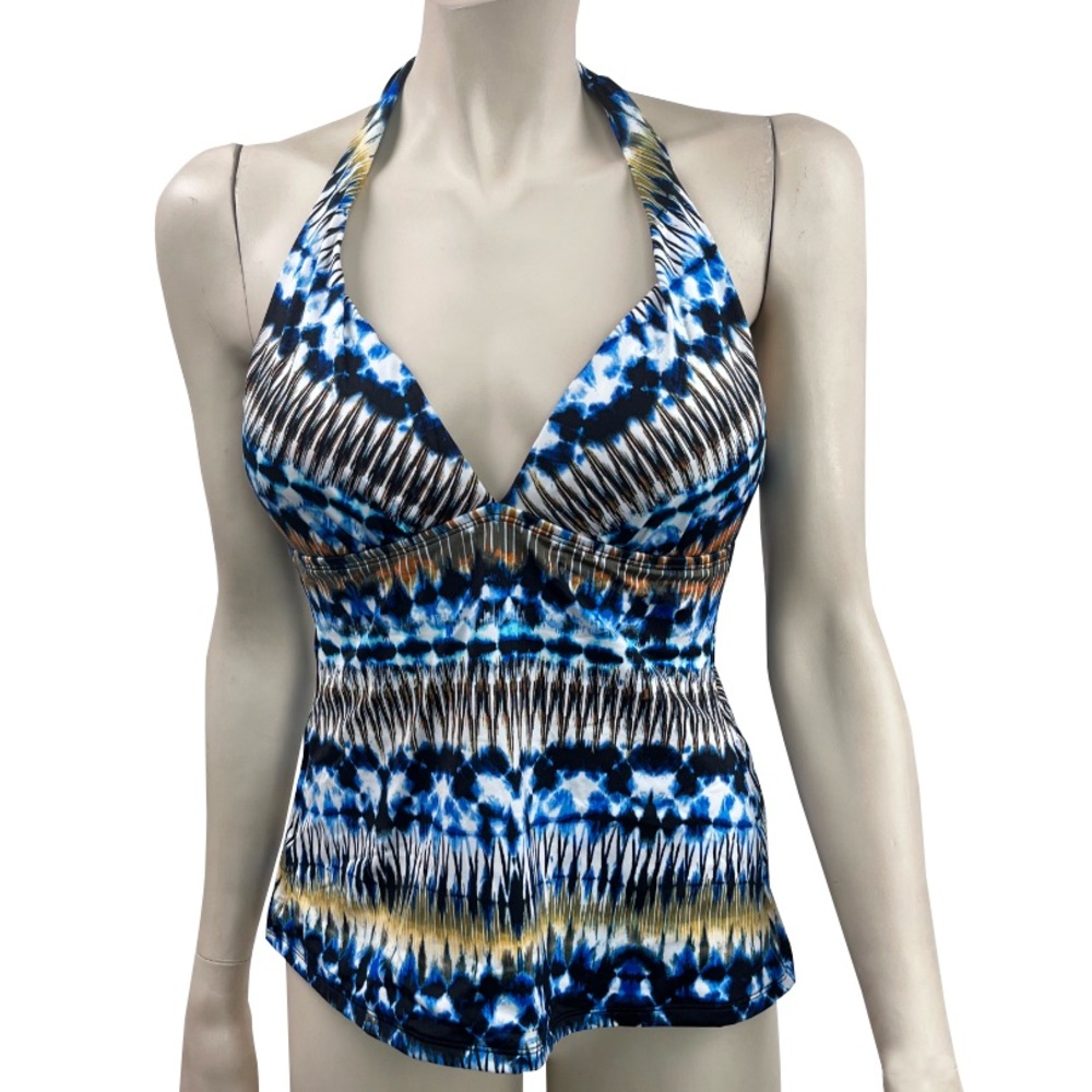 Apt 9 Tie Dye and Ikat Print‎ Tankini Top